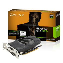 VGA CARD GALAX GTX1050Ti OC 4GB DDR5 128BIT. PCI EX 16X 3.0. 1 FAN