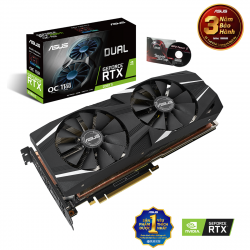 VGA CARD ASUS RTX2080 Ti OC Edition 11GB GDDR6 352BIT 2 FAN (DUAL-RTX2080TI-O11G)