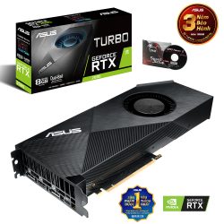 VGA CARD ASUS RTX2080 TURBO 8GB GDDR6 256BIT 1 FAN (TURBO-RTX2080-8G)