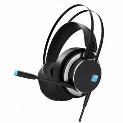 Tai nghe trùm đầu ZIDLI ZH17, kết nối cổng USB 2.0, Sound 7.1, đèn Led xanh, màu đen