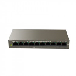 Switch Tenda 8 port POE+02 port Giga 1000 M (TEF1110P sắt)