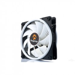 FAN CASE SEGOTEP LF12 12CM WHITE LED (2 vòng bi, cao su chống rung)