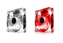 FAN CASE RAIDMAX 140RE RED LED (14CM,cánh trong suốt, LED đỏ)