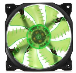 FAN CASE SEGOTEP 14CM LED GREEN