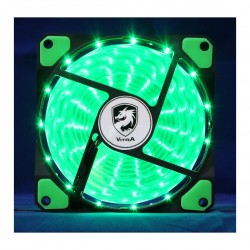 FAN CASE 12CM VITRA FROST GREEN LED (Led 15 bóng xanh lá)