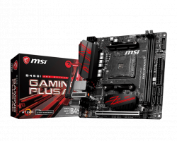 MAINBOARD MSI B450I GAMING PLUS AC. AMD Ryzen AM4. DDR4x2. HDMI/DP