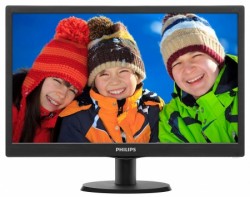 MONITOR PHILIPS 23.8 - 240V5QDSB BLACK IPS (DSUB/DVI/HDMI)