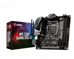 MAINBOARD MSI MPG Z390I GAMING EDGE AC. LGA1151V2. DDR4X2. HDMI/DP