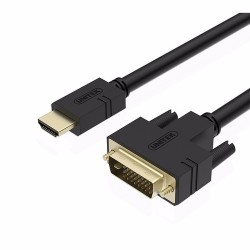 Đầu Chuyển HDMI TO DVI 24+1 Unitek Y-C220A 5M