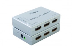 Bộ gộp HDMI 5 vào 1 ra Dtech DT-7021