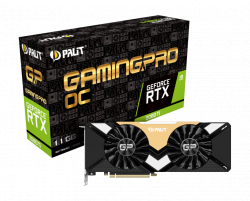 VGA CARD PALIT RTX2080Ti GAMINGPRO OC 11GB GDDR5 352BIT 2 FAN