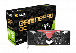 VGA CARD PALIT RTX2070 GAMINGPRO OC 8GB GDDR6 256BIT 2 FAN