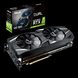 VGA CARD ASUS DUAL RTX2070 O8G 8GB GDDR6 256 BIT 2 FAN (DUAL-RTX2070-O8G)