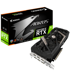 Cạc màn hình VGA Card GIGABYTE RTX2070 AORUS OC 8GB 256BIT (N2070AORUS-8GC) 3 FAN