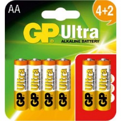 Pin Alkaline AA 6 cell GP15AU/2-2U6 6 viên