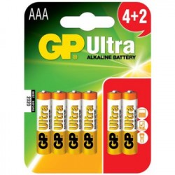 Pin không sạc GP Alkaline 3A 1.5V (GP24AU4/2-2P6) - 6 viên
