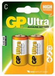 Pin không sạc GP Alkaline C 1.5V (GP14AU-2U2) - 2 viên