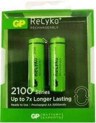 Pin sạc GP Recyko AA 2100mAh (GP210AAHCE-2GBAS2) - 2 viên