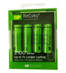 Pin sạc GP Recyko AA 2100mAh (GP210AAHCE-2GBAS4)