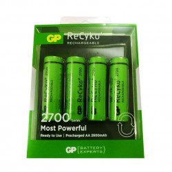 Pin sạc GP Recyko AA 2700mAh (GP270AAHCE-2GBAS4)