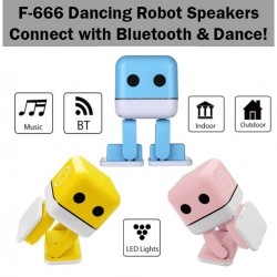 Loa không dây Bluetooth REMAX F666 Dancing Robot - Robot nhảy theo điệu nhạc
