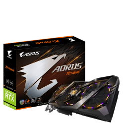 VGA CARD GIGABYTE RTX2080 AORUS XTREME 8G 256BIT 3 FAN (N2080AORUS X-8GC)