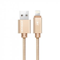 Dây Cáp Lightning kẽm hợp kim 1m S-Q1 vàng
