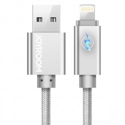 Dây Cáp Lightning kẽm hợp kim 1m S-Q1 bạc