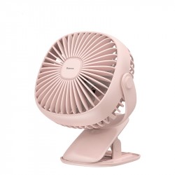 Quạt Kẹp Bàn Xoay 360 Độ mini hand FAN BASEUS ZW2816 màu hồng