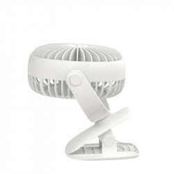 Quạt Kẹp Bàn Xoay 360 Độ Công Suất 5W Baseus trắng