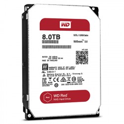 HDD 3.5 WD 8TB RED SATA 6Gb/s 256MB CACHE (WD80EFAX) FOR NAS