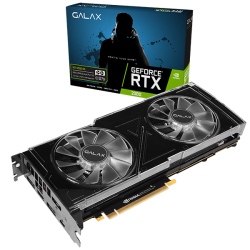 VGA CARD GALAX RTX2080 OC DUAL BLACK 8G 256BIT GDDR6 2 FAN