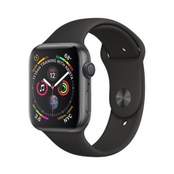 Apple Watch S4 GPS 44mm Viền Nhôm Dây Cao Su Black