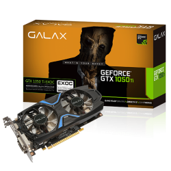 VGA CARD GALAX GTX1050Ti EXOC 4GB DDR5 128BIT 2 FAN