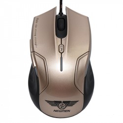 Chuột Có Dây Gaming Newmen N500 PLUS - Màu Vàng Đồng