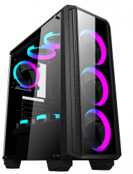 CASE INFINITY NEON LITE 2 TEMPERED GLASS (1 FAN)