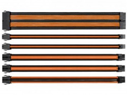 BỘ CÁP NGUỒN THERMALTAKE Tt MOD CABLE SLEEVE EXTENSION ORANGE AND BLACK (AC-036-CN1NAN-A1)