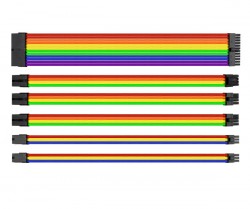 BỘ CÁP NGUỒN THERMALTAKE Tt MOD CABLE SLEEVE EXTENSION RAINBOW (AC-049-CNONAN-A1)