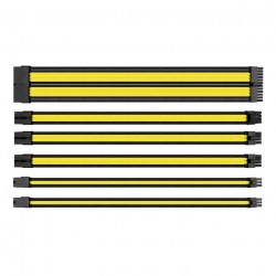 BỘ CÁP NGUỒN THERMALTAKE Tt MOD CABLE SLEEVE EXTENSION YELLOW AND BLACK (AC-047-CN1NAN-A1)