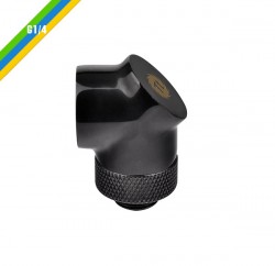 FITTING PACIFIC G1/4 90 DEGREE ADAPTER - BLACK (CL-W052-CU00BL-A)