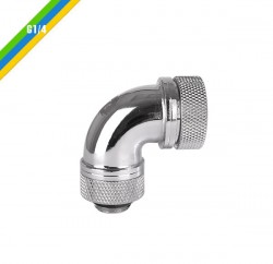 FITTING PACIFIC G1/4 90-DEGREE - MTF - CHROME 16MM (CL-W097-CA00SL-A)