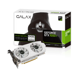 VGA CARD GALAX GTX1050Ti EXOC WHITE 4GB DDR5 128BIT 2 FAN WHITE