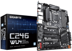 MAINBOARD GIGABYTE C246-WU4. LGA1151V2. DDR4x4. DP/TYPE-C