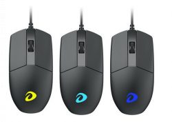 MOUSE DARE U LM130 BLACK (Có đèn led đa màu sắc)