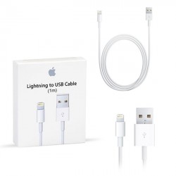 Cáp sạc và truyền dữ liệu APPLE Lighting to USB 1M Chính hãng MD818 (BOX)
