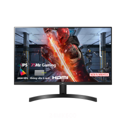 Màn hình LG 24" 24MK600M-B, tấm nền IPS, tấn số quét 75Hz, không viền 3 cạnh