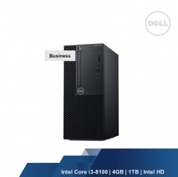 PC dành cho Doanh nghiệp DELL OPTIPLEX 3060MT (4G1TBKHDD) (i3-8100/RAM4GB/1TB/RW/K/M/Fedora)