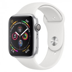 APPLE WATCH SERIES 4 GPS 40mm (Viền Nhôm Dây Cao Su Màu Trắng MU642 )