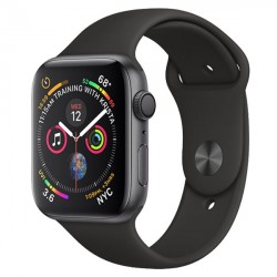 Apple Watch S4 GPS 40mm viền nhôm dây cao su màu đen (MU662)