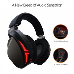 Tai nghe Gaming HEADPHONE GAMING ASUS ROG STRIX FUSION 300 7.1 BLACK (USB/3.5/PS4)